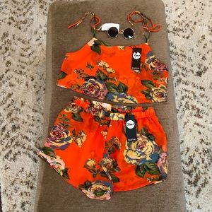 Boohoo 2 Piece Swimsuit Cover Set